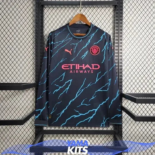 Maillot Manchester City extérieur 2023 2024 manches longues Maison To Sport