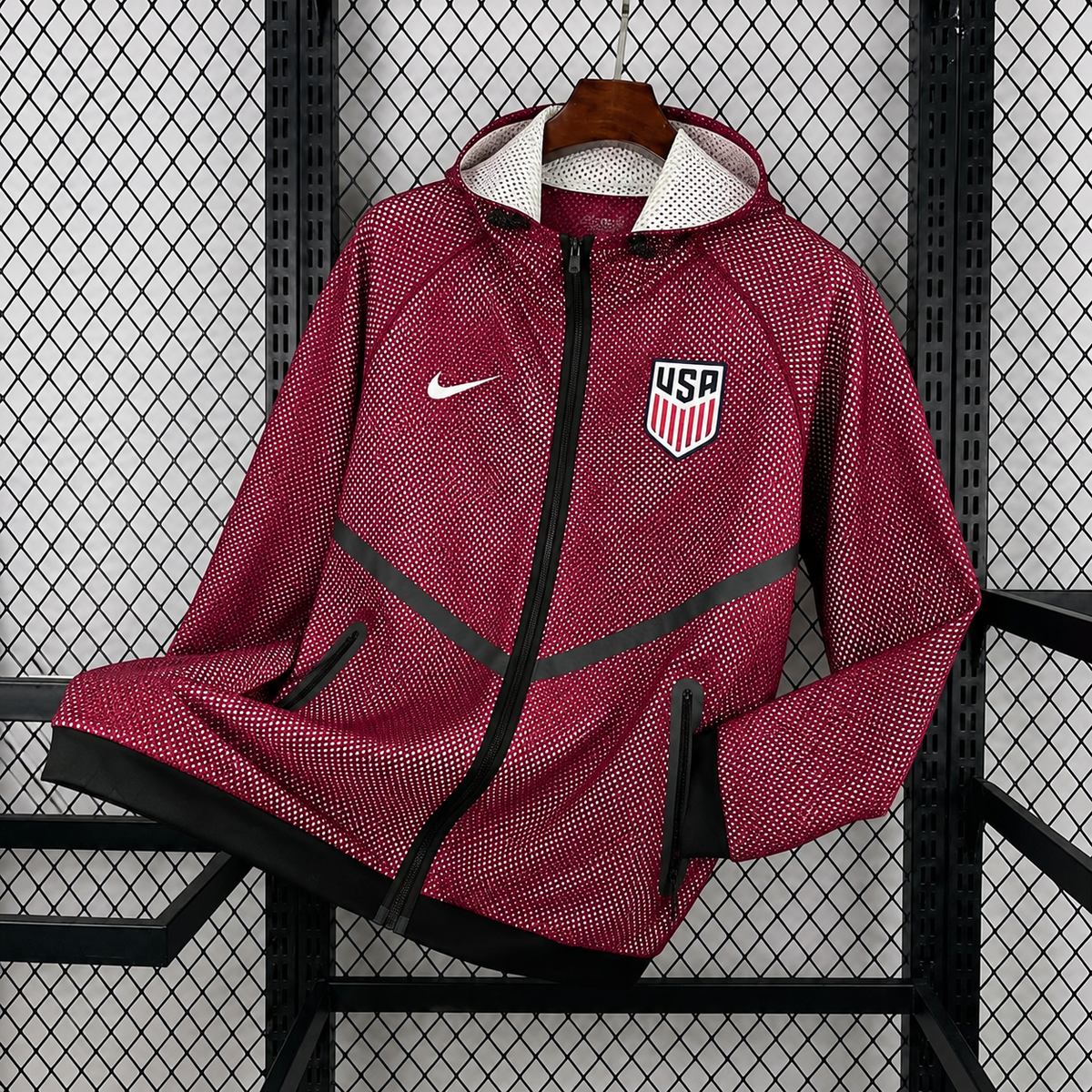 Veste à Capuche Bordeaux - USA YAMAKITS