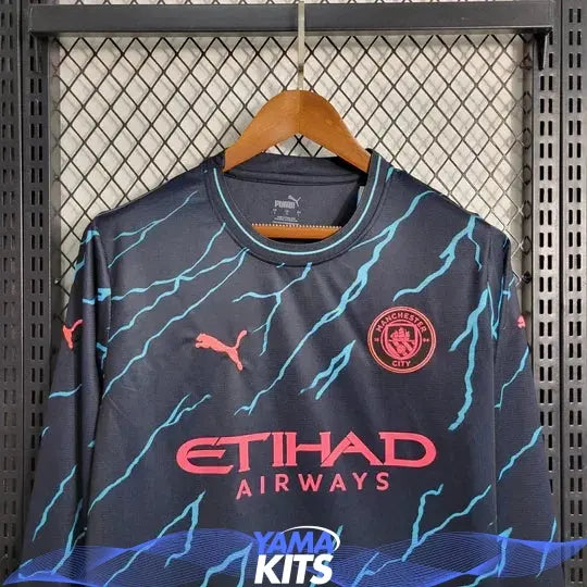 Maillot Manchester City extérieur 2023 2024 manches longues Maison To Sport