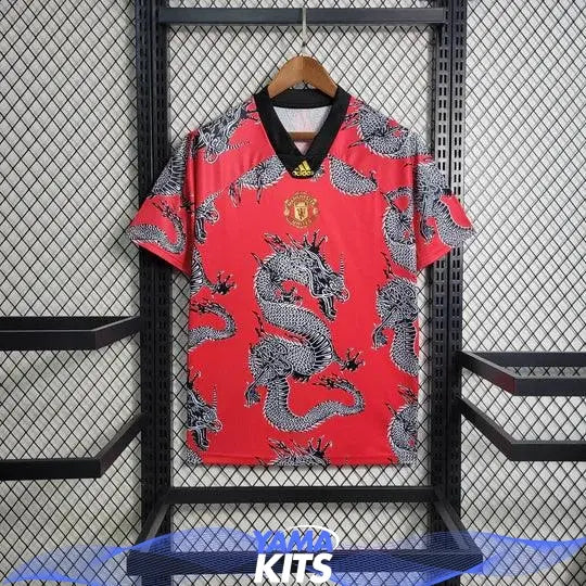 Maillot Foot Manchester United Retro 2019 2020 Japon Dragon Maison To Sport