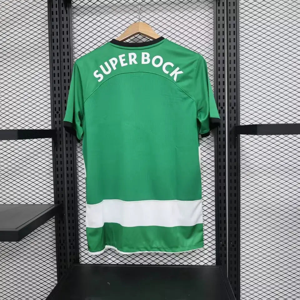 Sporting Home Jersey "Green, White" 2023/2024 