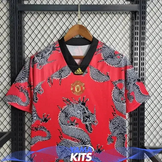 Maillot Foot Manchester United Retro 2019 2020 Japon Dragon Maison To Sport