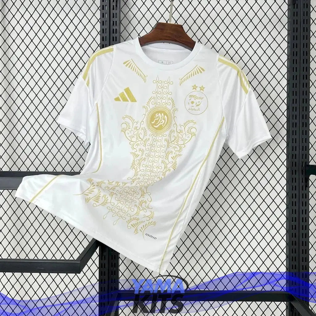 Maillot Algérie concept "Blanc, or" 2025/2026 YamaKits