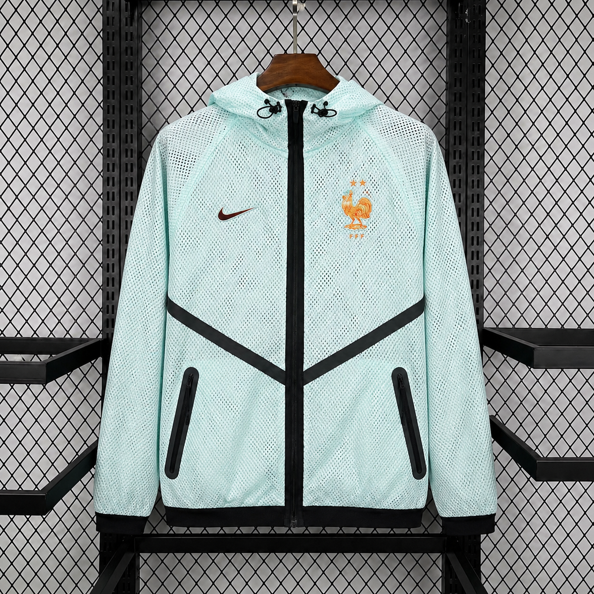 Veste à Capuche Menthe - France YAMAKITS