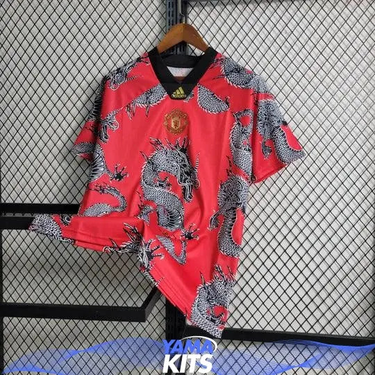 Maillot Foot Manchester United Retro 2019 2020 Japon Dragon Maison To Sport