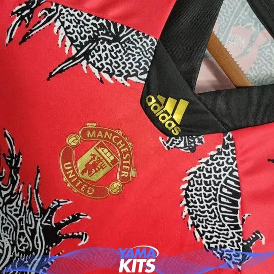 Maillot Foot Manchester United Retro 2019 2020 Japon Dragon Maison To Sport