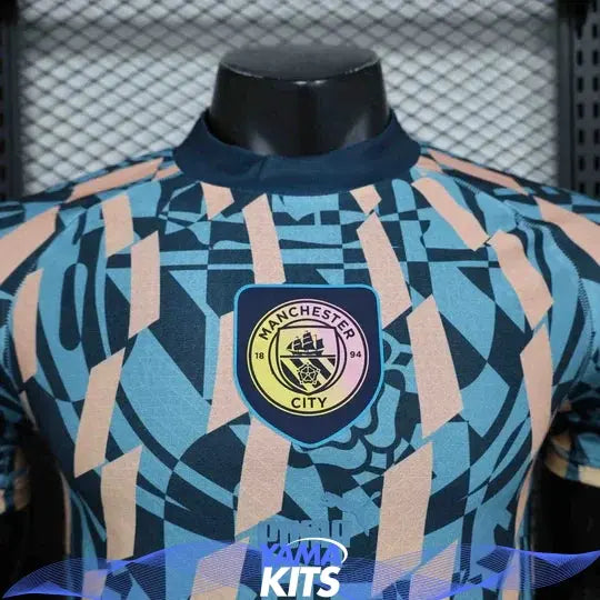 Maillot Manchester City Blue Retro Style Special Edition Shirt 24-25 Maison To Sport