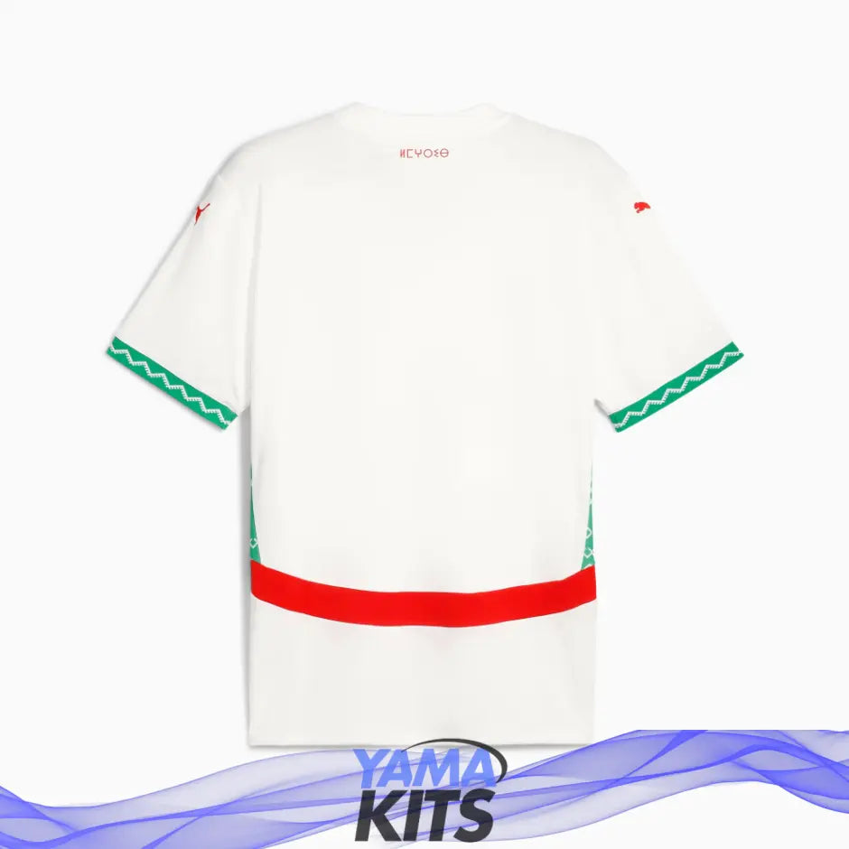 Maillot Maroc extérieur "Blanc" 2025/2026 YamaKits