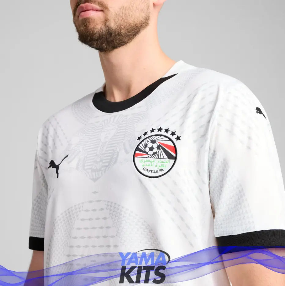 Maillot Egypte Extérieur "Blanc" 2025/2026 YamaKits