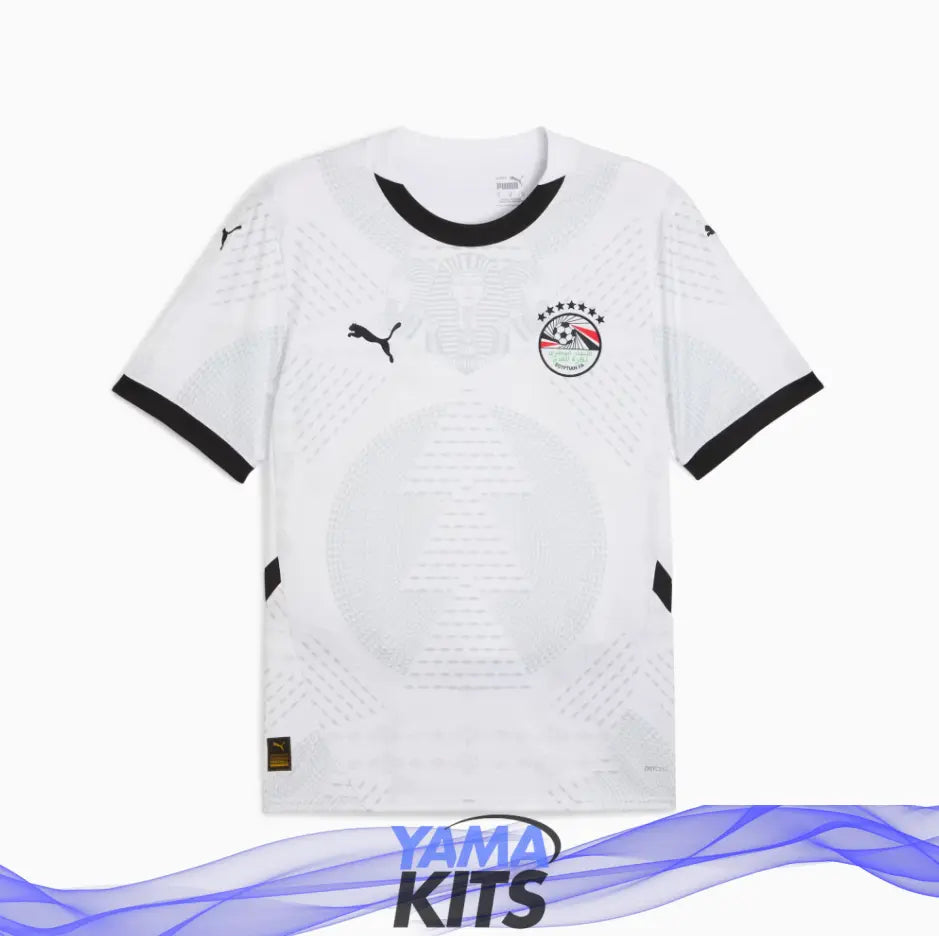 Maillot Egypte Extérieur "Blanc" 2025/2026 YamaKits