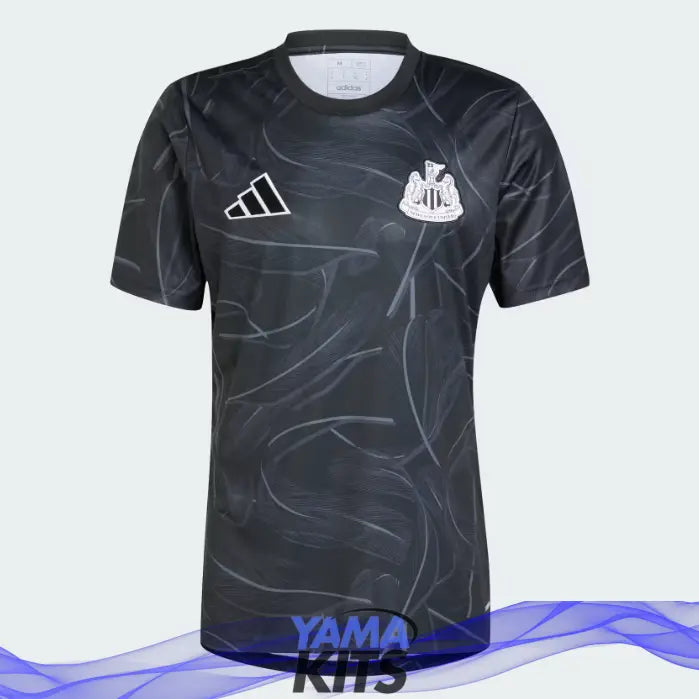 Maillot Newcastle entrainement "Noir, Feuilles" 2024/2025 YamaKits