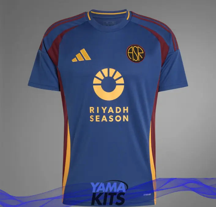 Maillot As Roma third "Bleu, Maron" 2024/2025 YamaKits