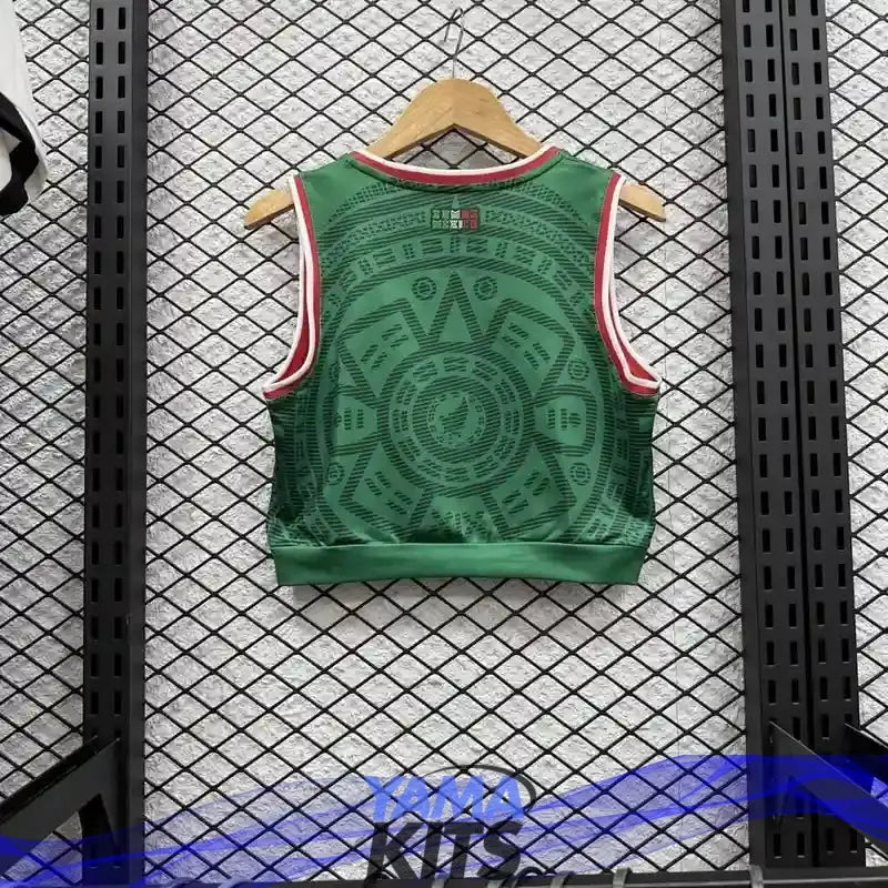 Crop Top foot Mexique sans manche domicile 2026/2027