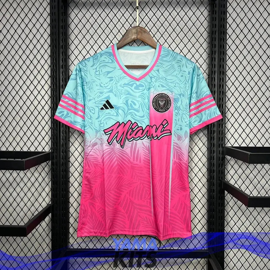 Maillot Miami concept « Bleu, Rose » 2024/2025 YamaKits