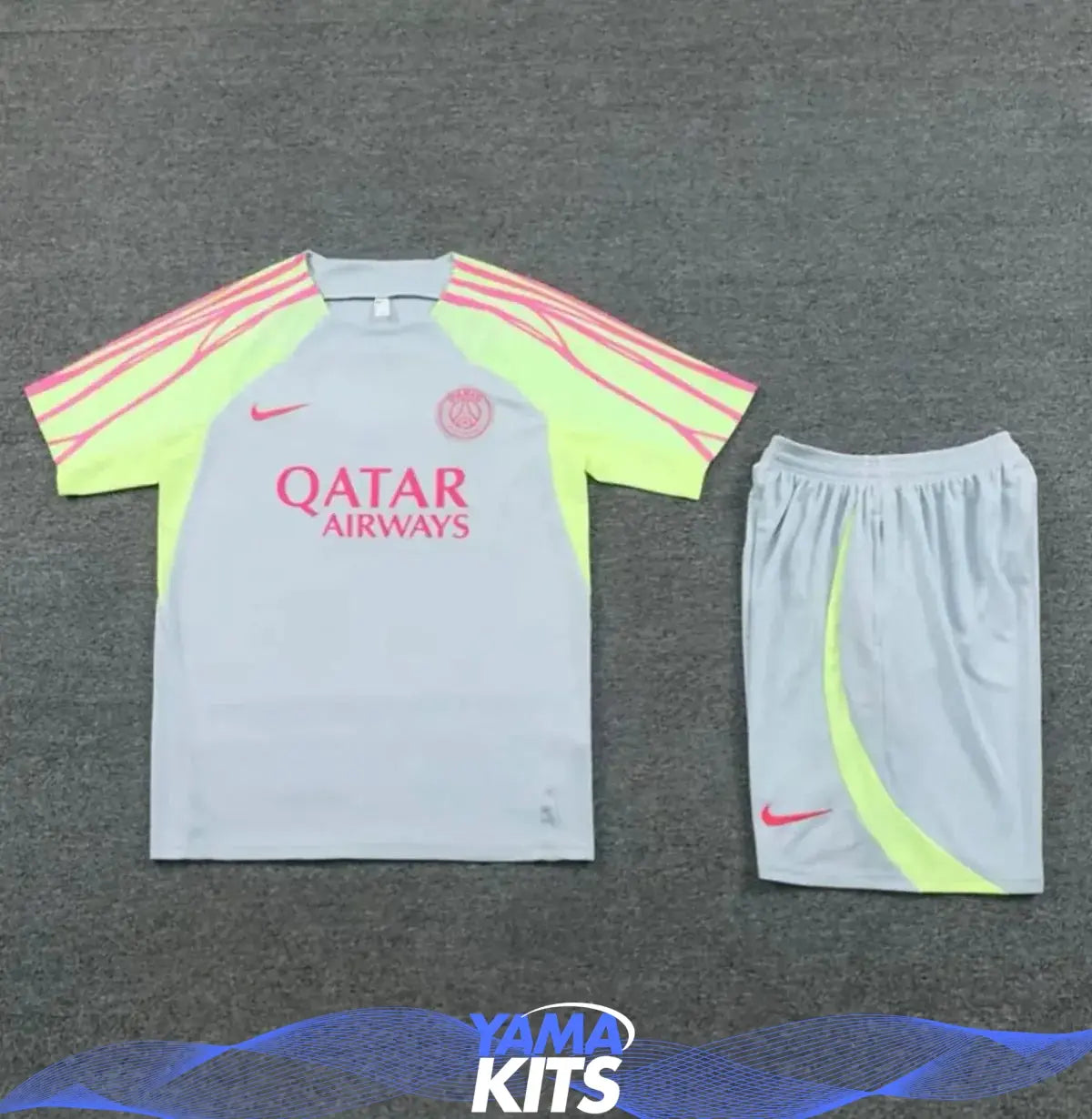 Maillot Paris SG concept "Jaune, rose" 2025/2026 YamaKits Foot
