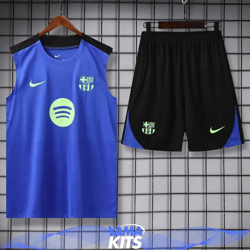 Ensemble débardeur Barcelone "bleu" 2025/2026 YamaKits débardeur