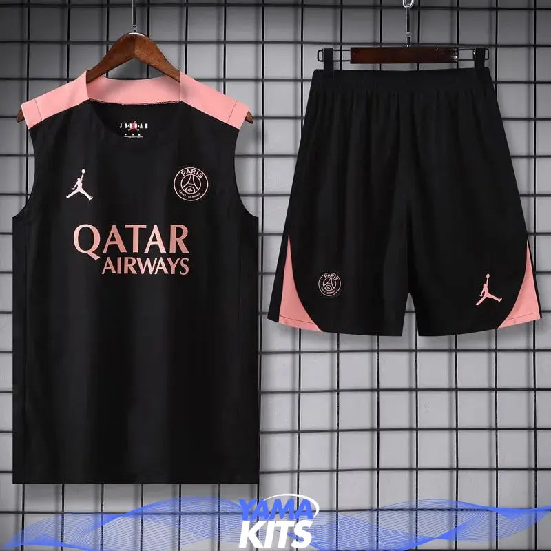 Ensemble débardeur Paris SG "noir rose" 2025/2026 YamaKits débardeur