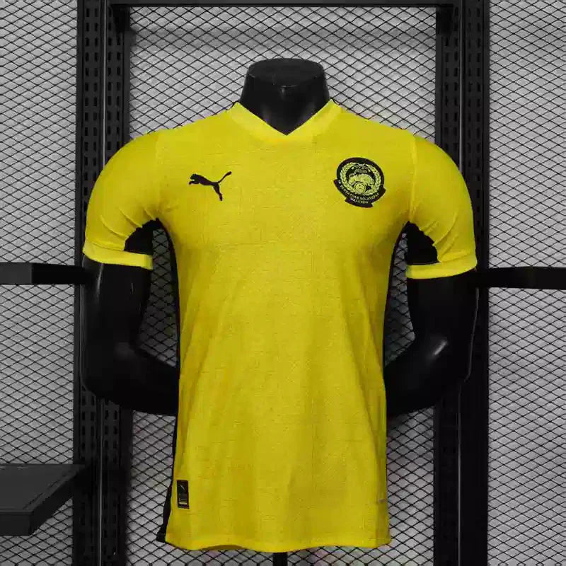MAILLOT MALAISIE DOMICILE "Jaune" 2025/2026 Version Player YamaKits Foot