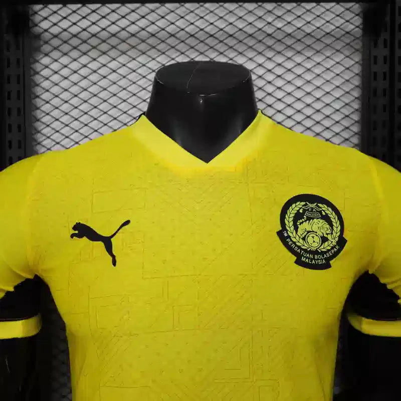 MAILLOT MALAISIE DOMICILE "Jaune" 2025/2026 Version Player YamaKits Foot