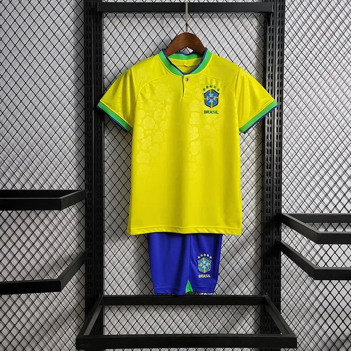 Brazil Home Kids Jersey 2022/2023