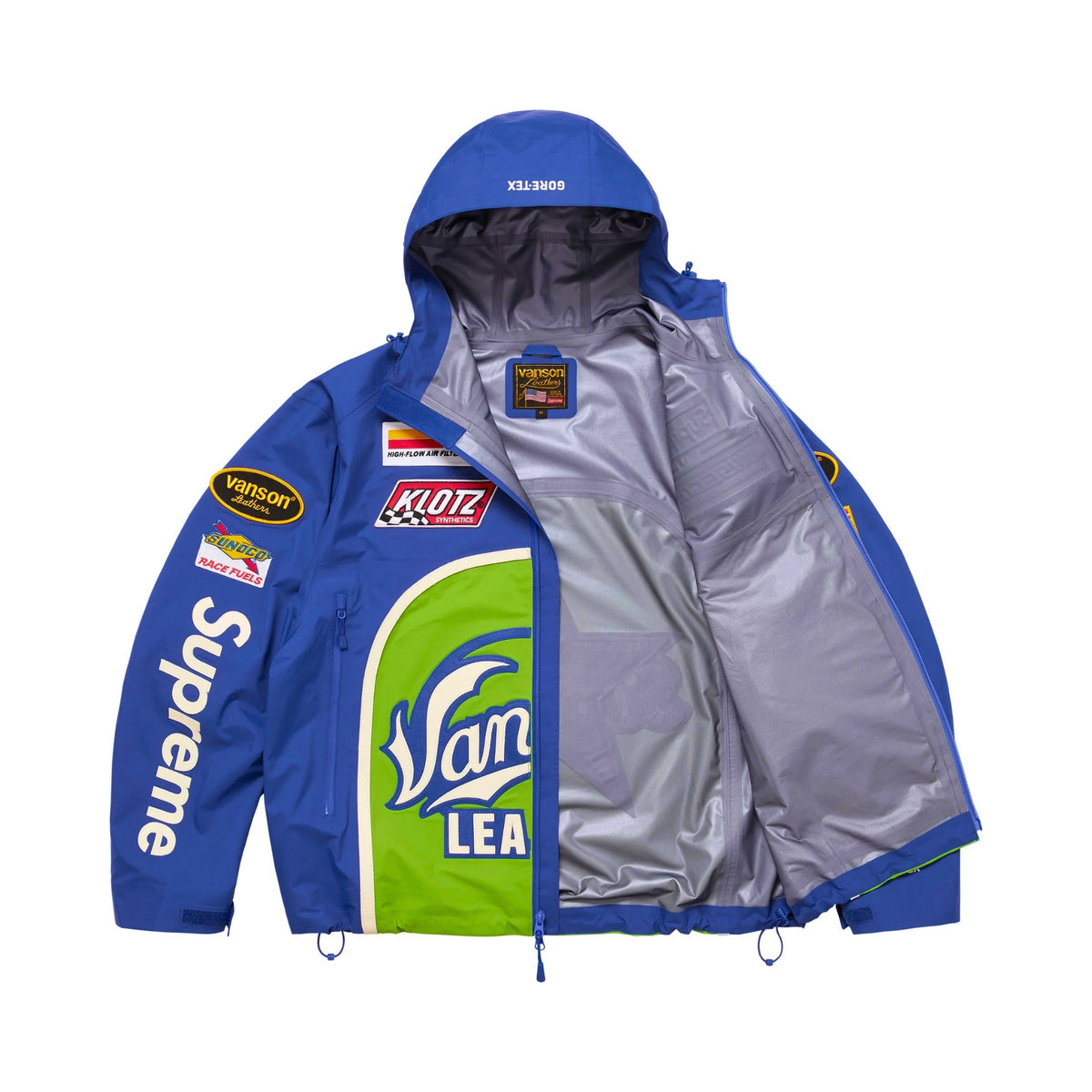 Veste Supreme GORE-TEX Bleu - Imperméable à Capuche