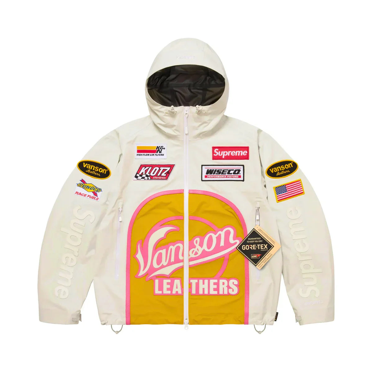 Veste Supreme GORE-TEX Blanc - Zippée
