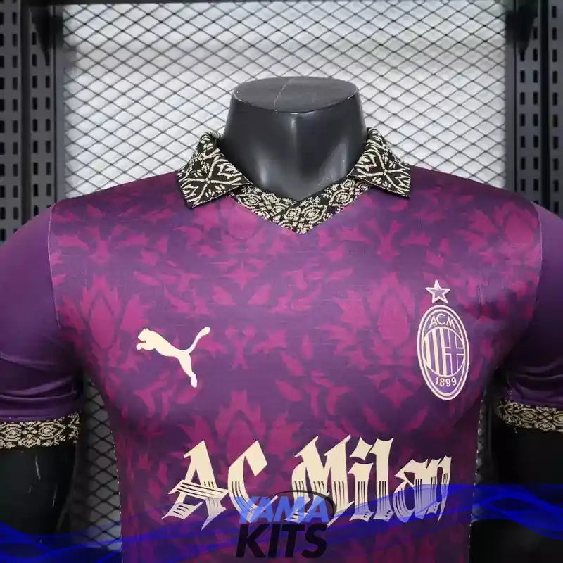 MAILLOT AC MILAN CONCEPT "Violet" 2025/2026 Version Player YamaKits Foot