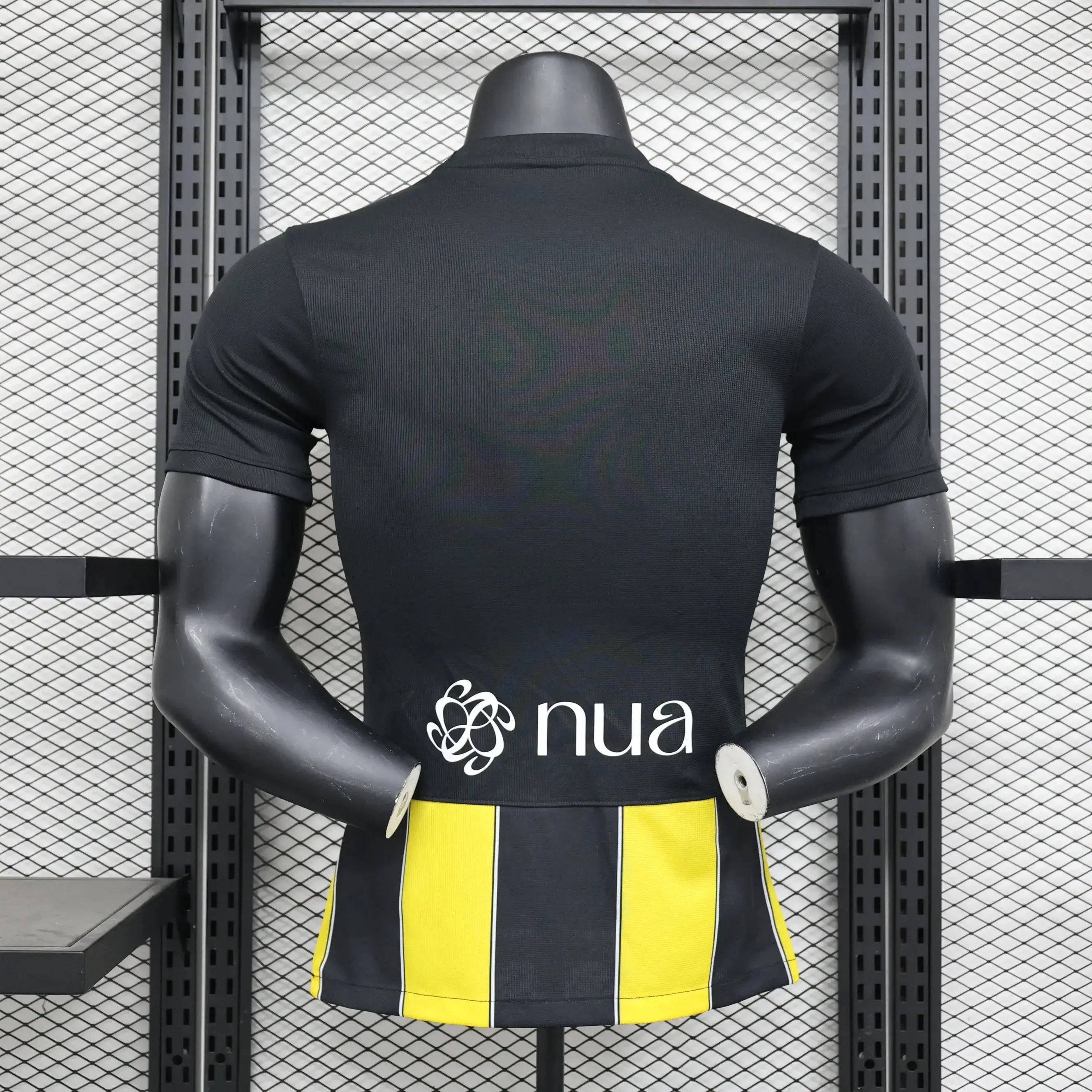 MAILLOT AL ITTIHAD DOMICILE "Noir, Jaune" 2023/2024 YamaKits Foot