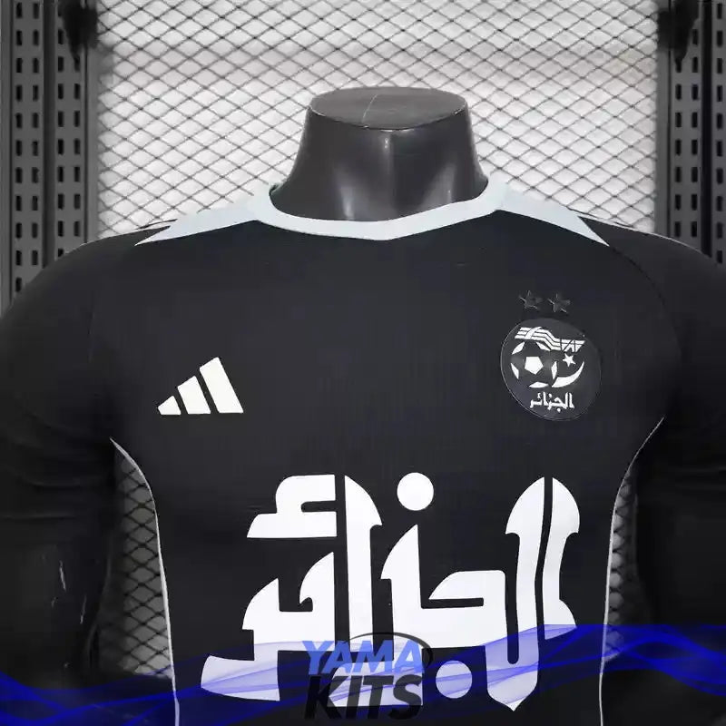 MAILLOT ALGERIE CONCEPT "Noir" 2025/2026 Version Player YamaKits Foot