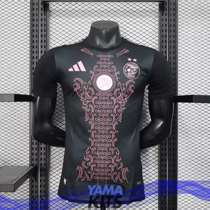 MAILLOT ALGERIE CONCEPT "Noir, Rose" 2025/2026 Version Player YamaKits Foot