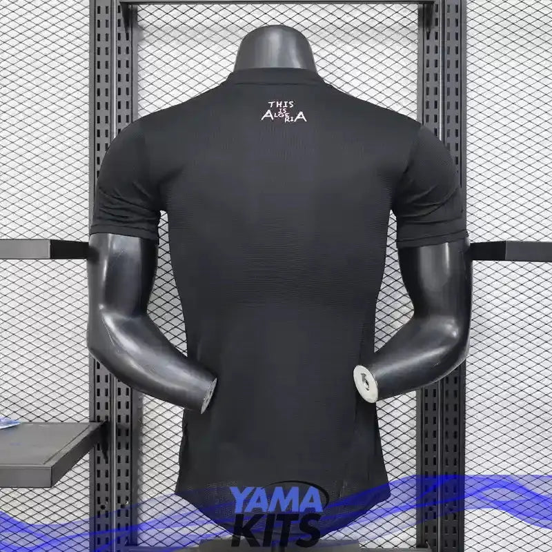 MAILLOT ALGERIE CONCEPT "Noir, Rose" 2025/2026 Version Player YamaKits Foot