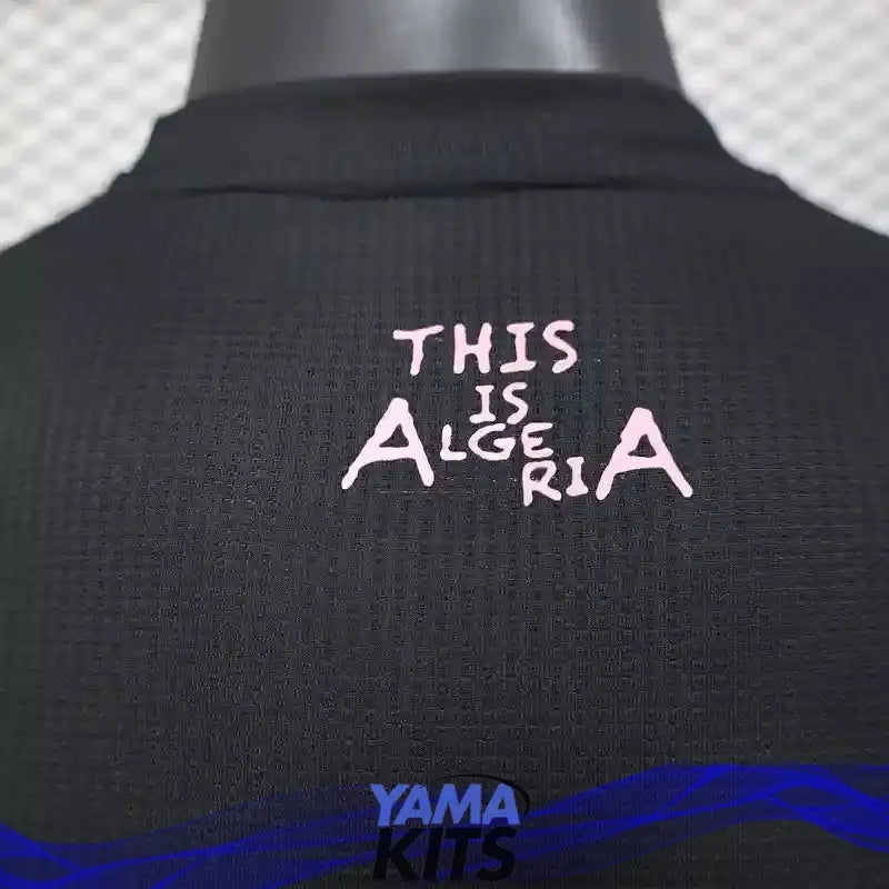 MAILLOT ALGERIE CONCEPT "Noir, Rose" 2025/2026 Version Player YamaKits Foot
