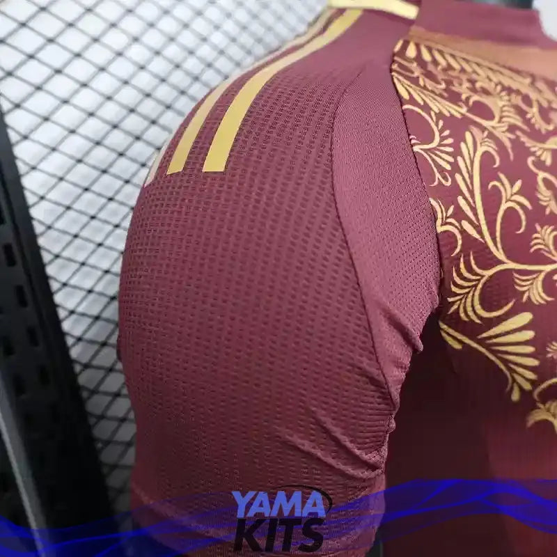 MAILLOT ALGERIE CONCEPT "Rouge, Or" 2025/2026 Version Player YamaKits Foot