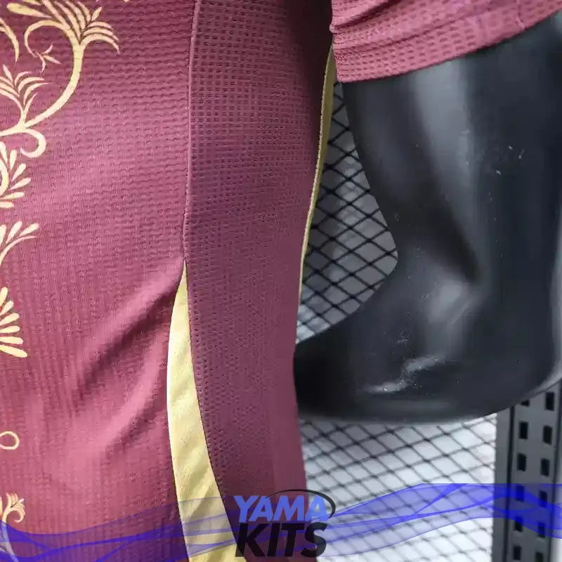 MAILLOT ALGERIE CONCEPT "Rouge, Or" 2025/2026 Version Player YamaKits Foot