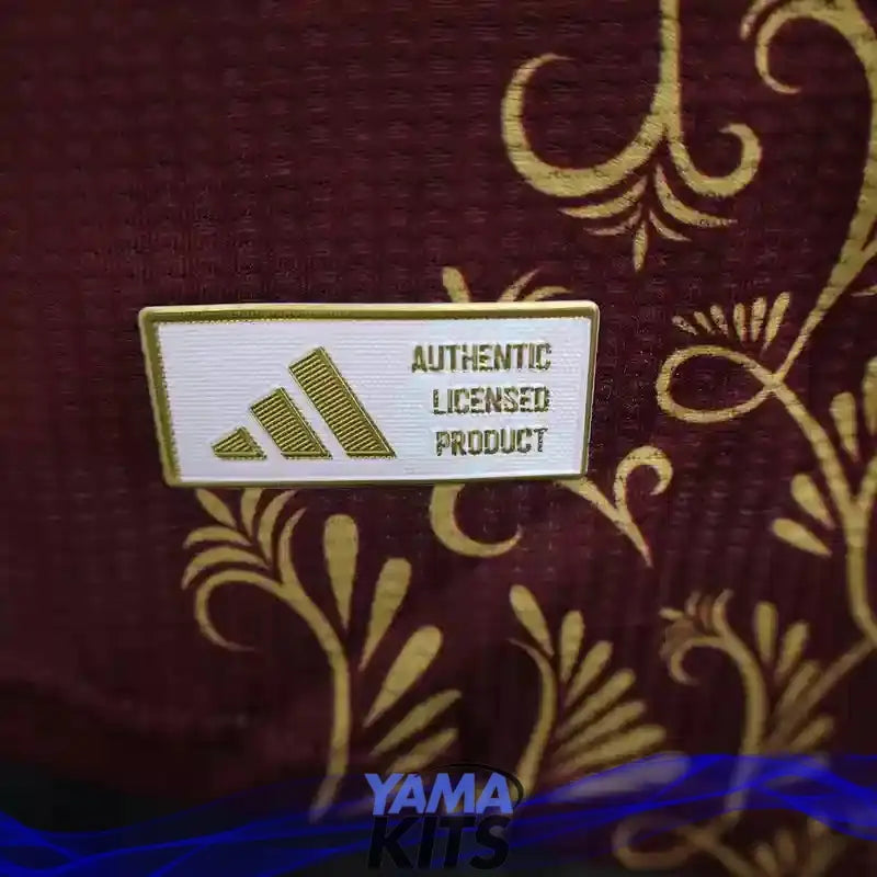 MAILLOT ALGERIE CONCEPT "Rouge, Or" 2025/2026 Version Player YamaKits Foot