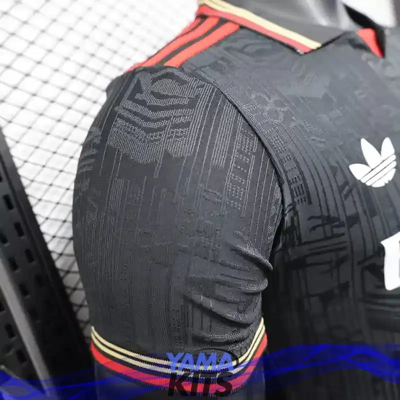 MAILLOT ARSENAL CONCEPT "Noir" 2025/2026 Version Player YamaKits Foot