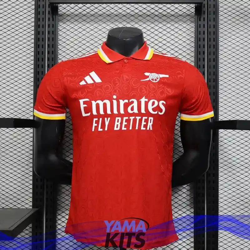 MAILLOT ARSENAL CONCEPT "Rouge" 2025/2026 Version Player YamaKits Foot