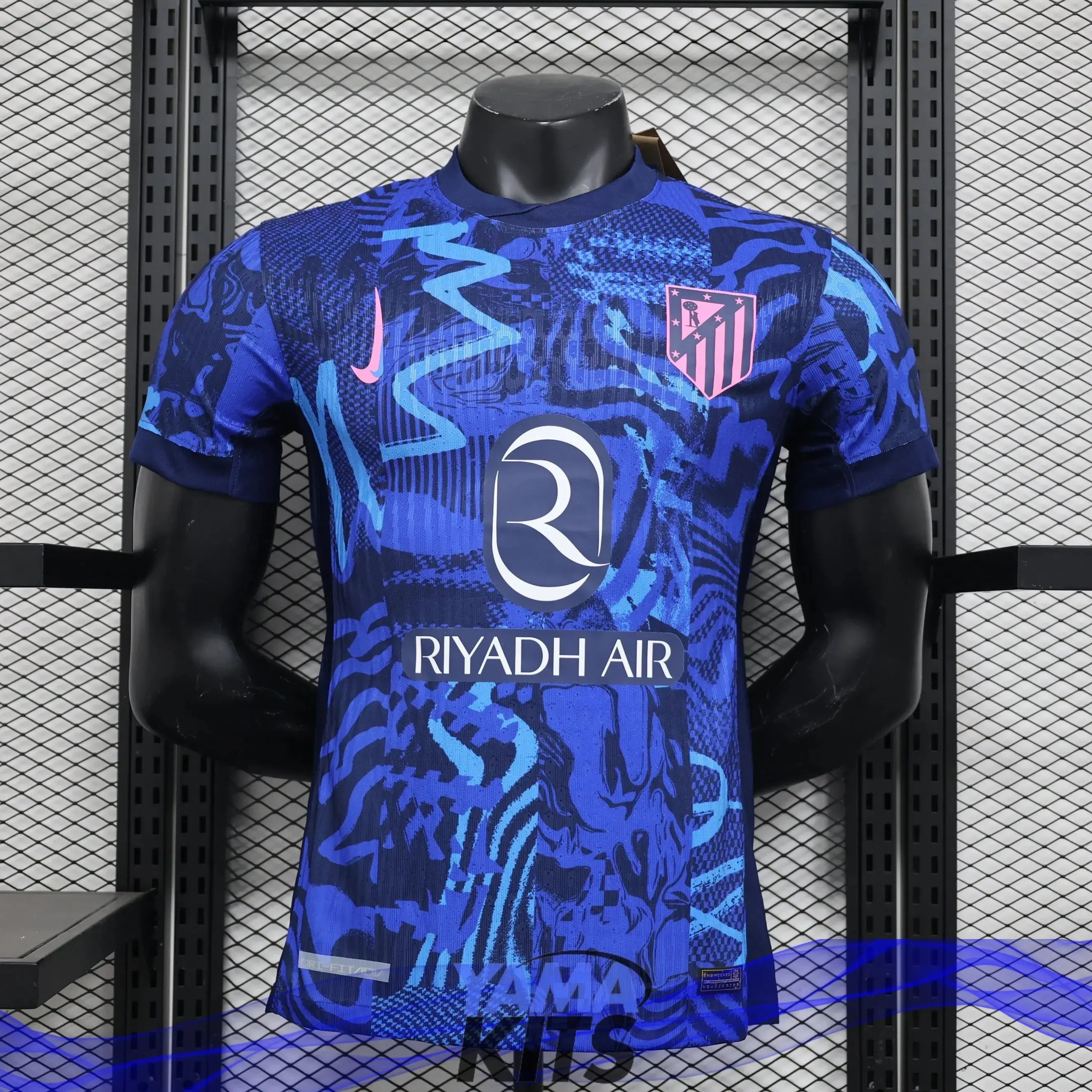 MAILLOT ATLETICO MADRID THIRD 2024/2025 Version Player YamaKits Foot