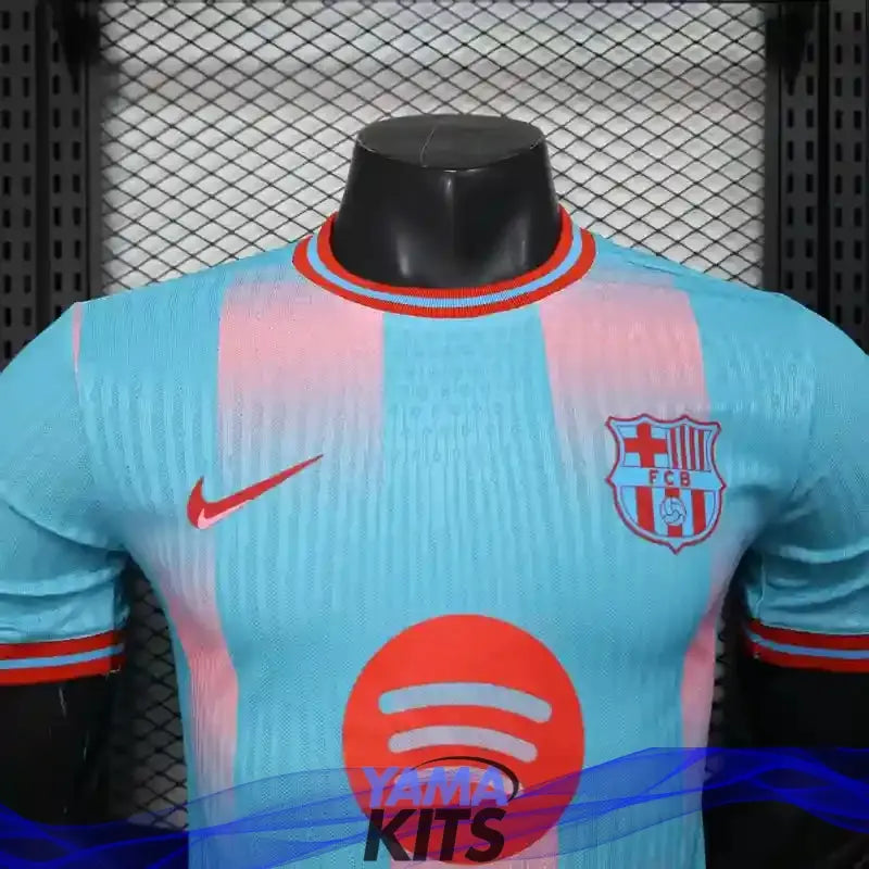 MAILLOT BARCELONE CONCEPT " Bleu, rose" 2025/2026 Version Player YamaKits Foot