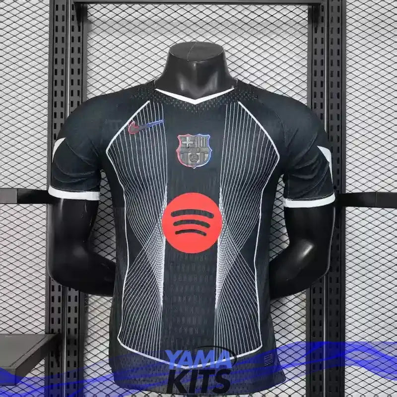 MAILLOT BARCELONE CONCEPT "noir" 2025/2026 YamaKits Foot