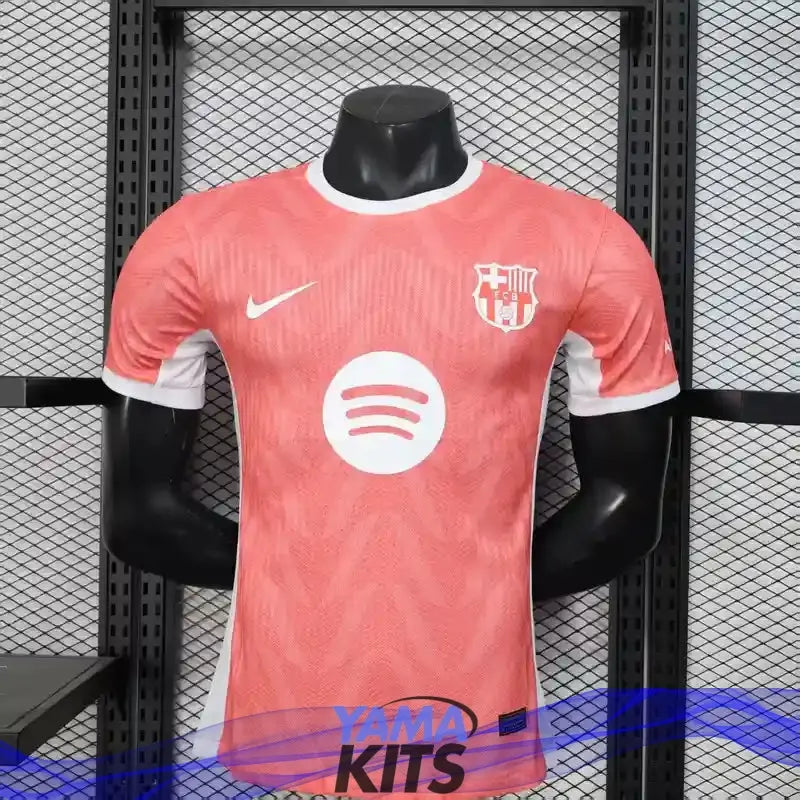 MAILLOT BARCELONE CONCEPT "rose, blanc" 2025/2026 Version Player YamaKits Foot