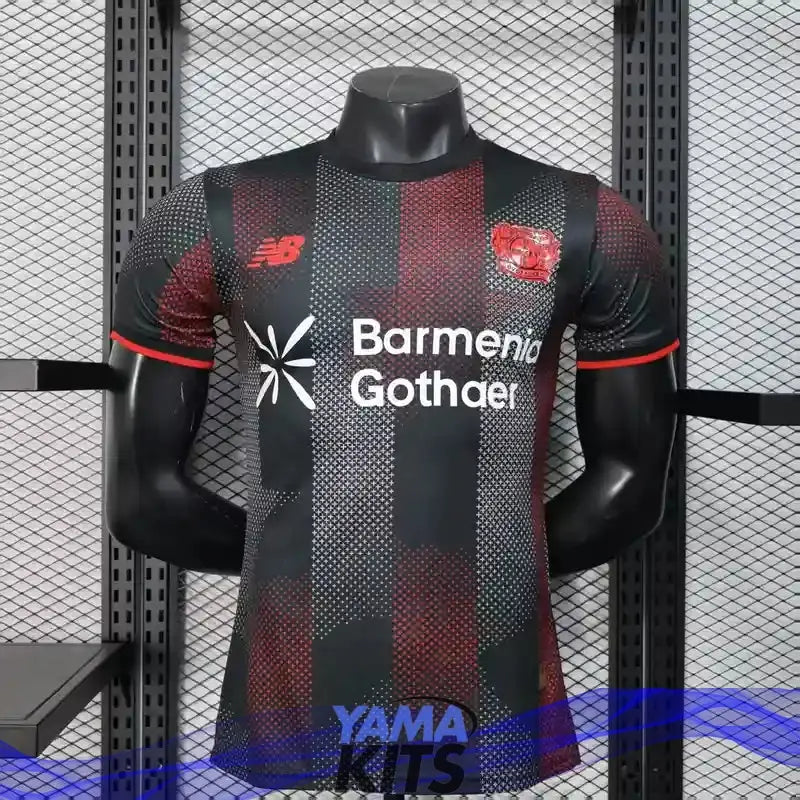 MAILLOT BAYERN LUVERKUSEN DOMICILE 2025/2026 Version Player YamaKits Foot
