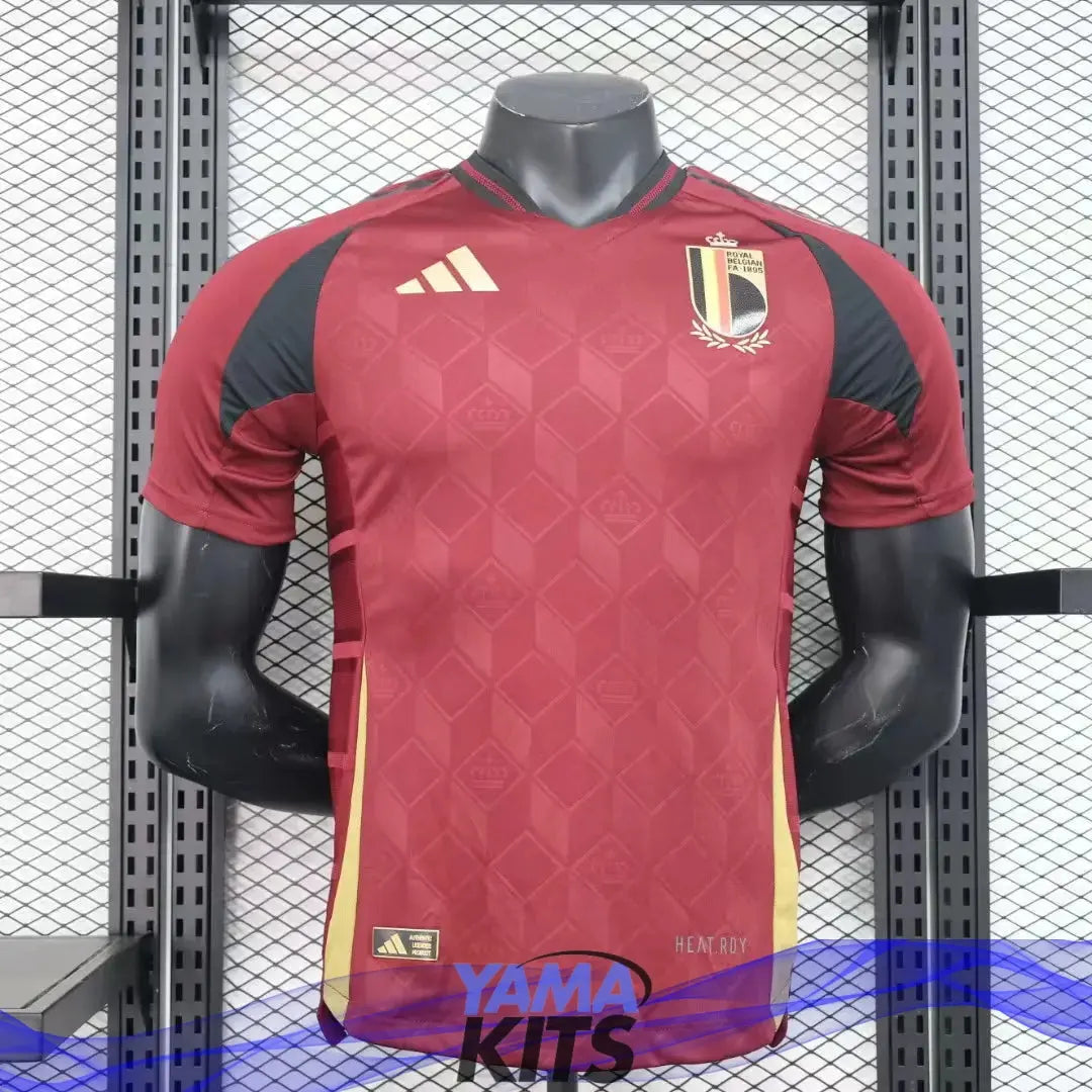 MAILLOT BELGIQUE DOMICILE 2024/2025 Version Player YamaKits Foot