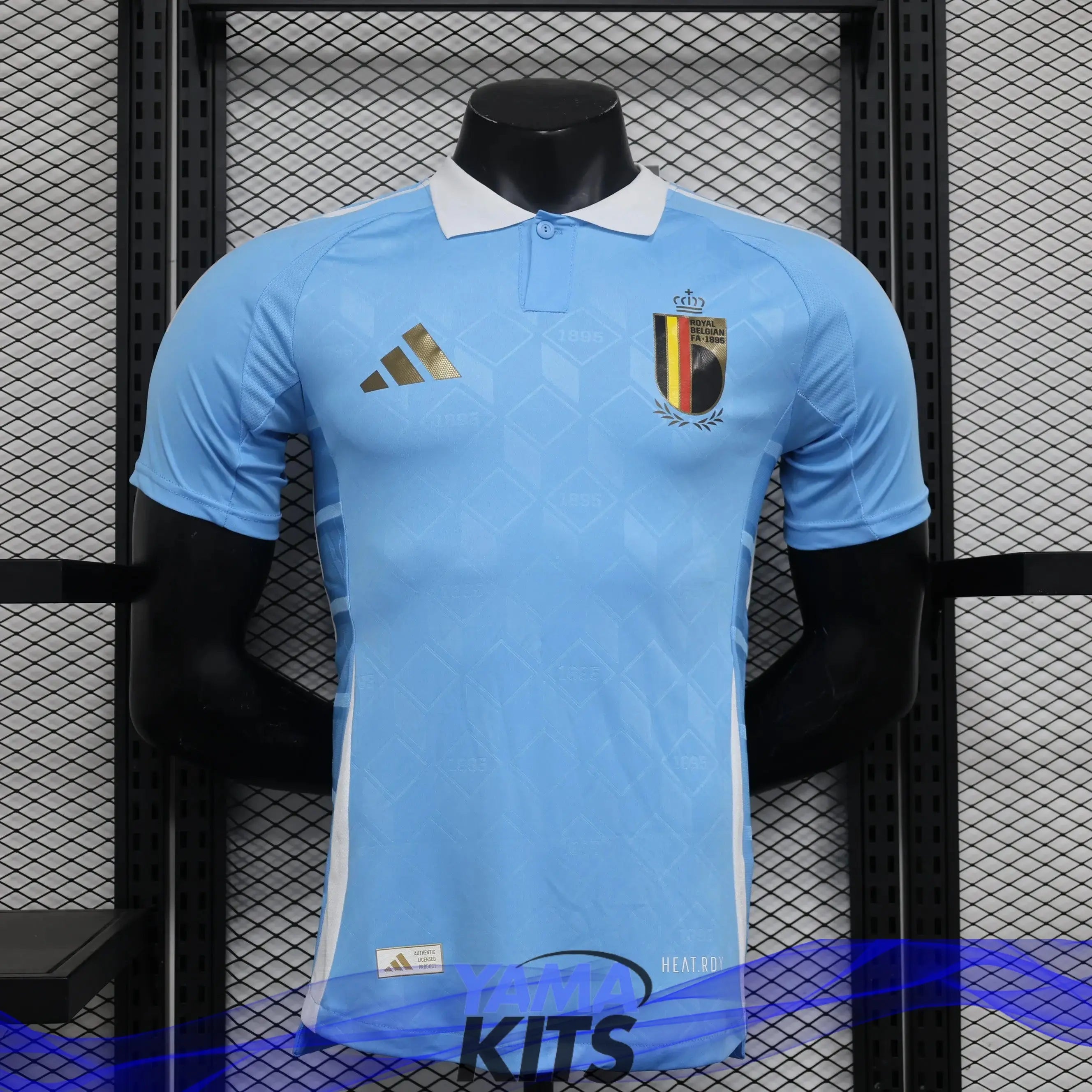 MAILLOT BELGIQUE EXTERIEUR "Bleu" 2024/2025 Version Player YamaKits Foot