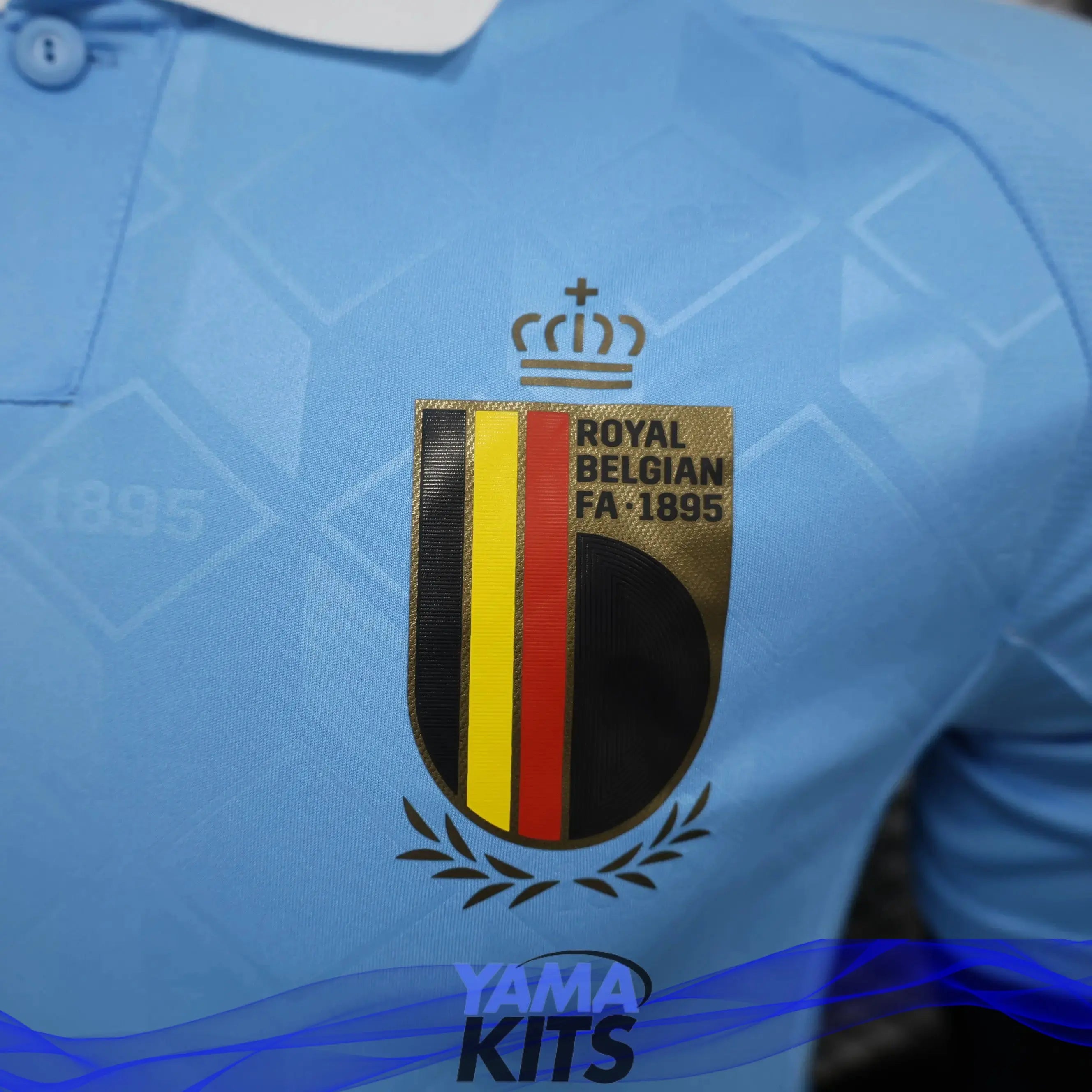 MAILLOT BELGIQUE EXTERIEUR "Bleu" 2024/2025 Version Player YamaKits Foot