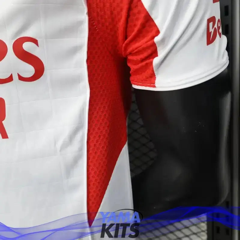 MAILLOT BENFICA EXTÉRIEUR DEUXIÈME "Blanc, rouge" 2025/2026 Version Player YamaKits Foot