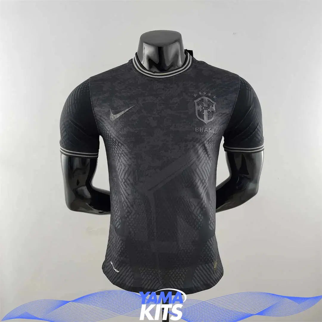 MAILLOT BRÉSIL BLACK 2022/2023 YamaKits Foot