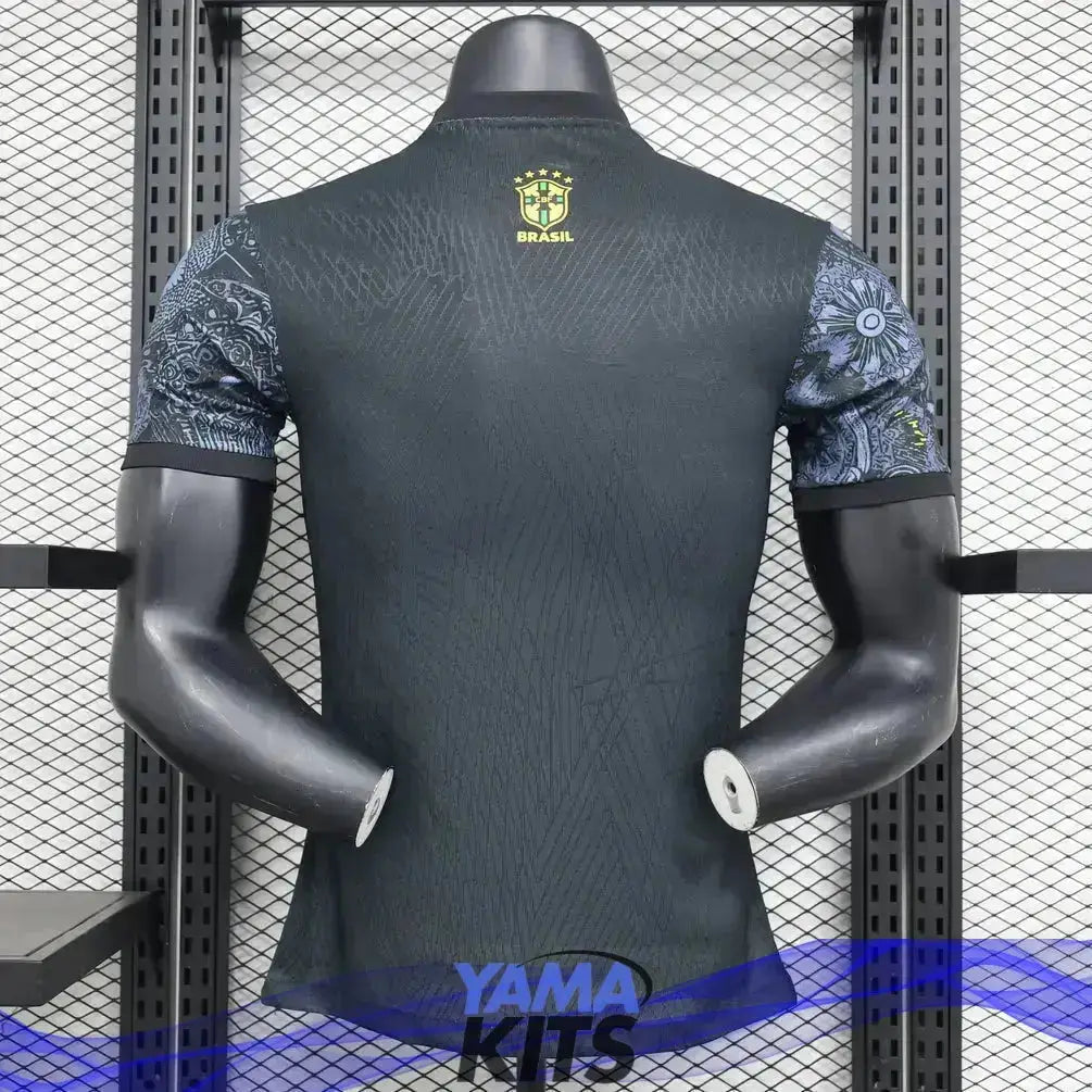 MAILLOT BRÉSIL CONCEPT GRIS « CHRIST RÉDEMPTEUR » 2024/2025 Version Player YamaKits Foot