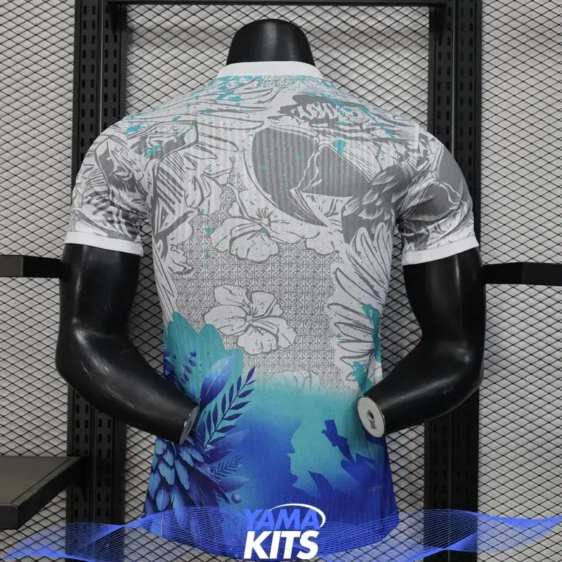 MAILLOT BRÉSIL CONCEPT "Perroquet" BLEU 2025/2026 Version Player YamaKits Foot