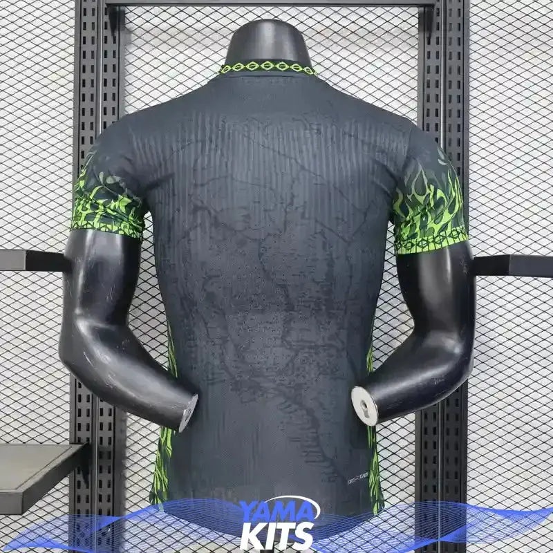 MAILLOT BRESIL CONCEPT "vert, flammes" 2025/2026 Version Player YamaKits Foot
